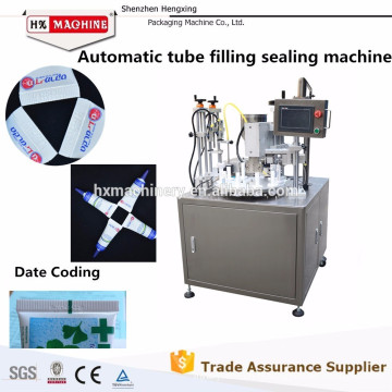 Machine complètement automatique de cachetage de remplissage de tube en aluminium